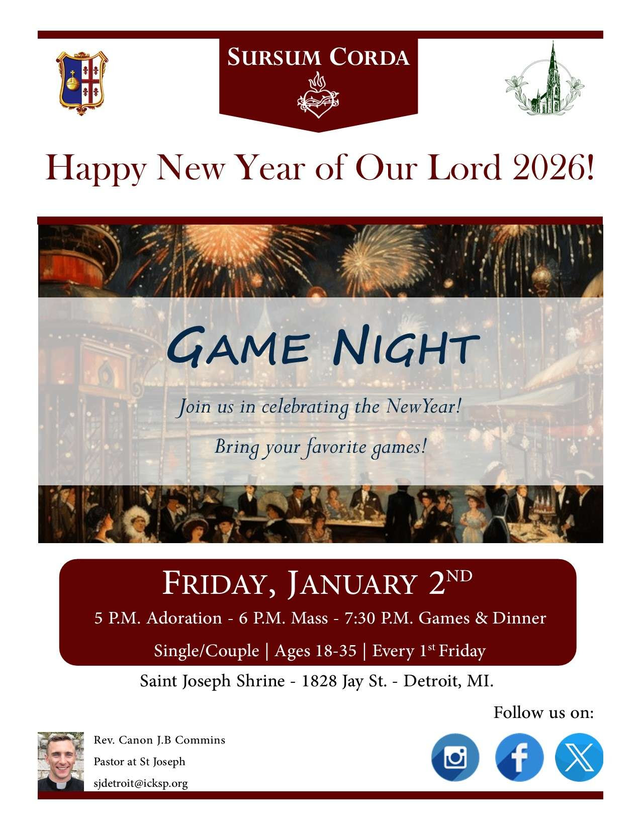 Game night Jan. 26